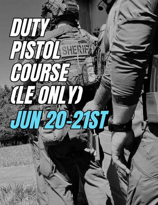 June 20-21st | Duty Pistol Course