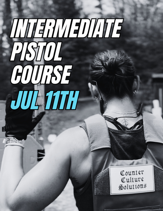 July 11th | Intermediate Pistol Course