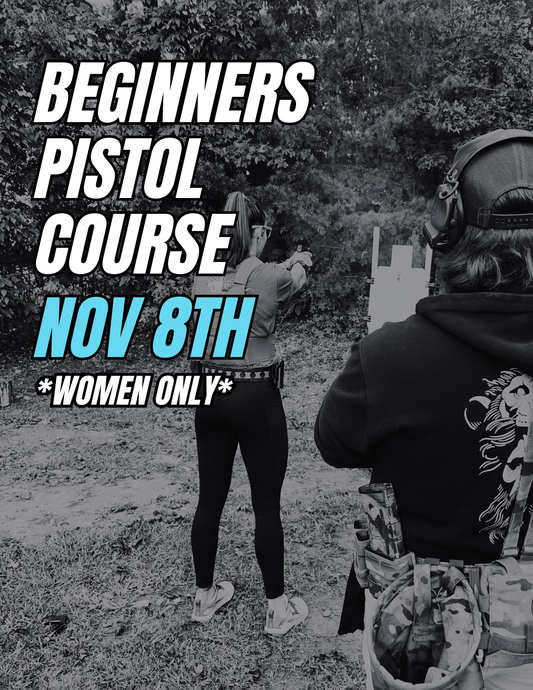 November 8th | Beginners Pistol Course | Women Only